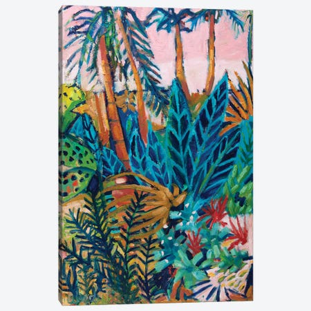 Tropical Garden Canvas Print #WBC34} by Wendy Bache Canvas Print
