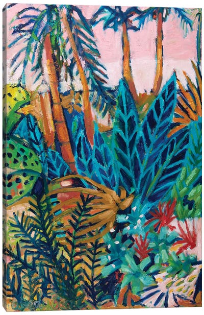 Tropical Garden Canvas Art Print - Wendy Bache