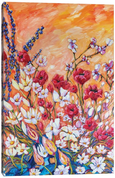 Poppies Canvas Art Print - Wendy Bache