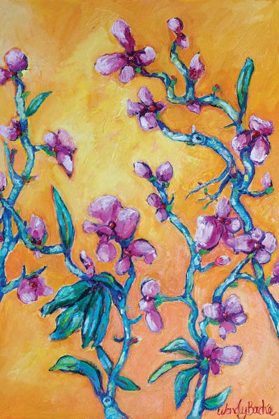 Tangerine Blossom by Wendy Bache gallery poster