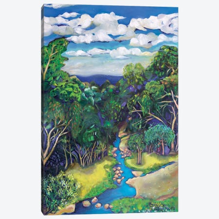 Sun Kissed Creek Canvas Print #WBC50} by Wendy Bache Canvas Artwork