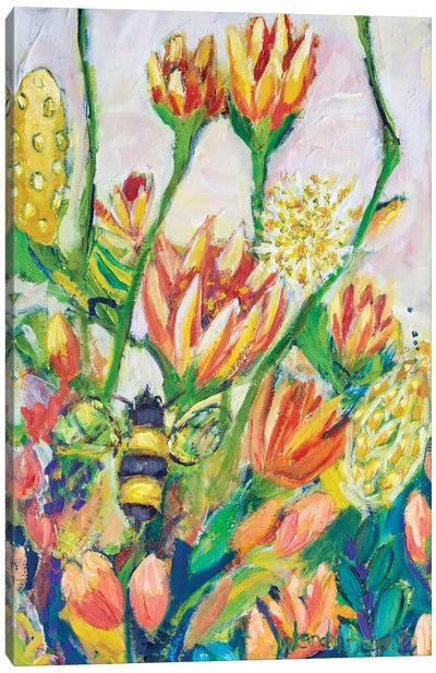 Flowers Canvas Art Print - Wendy Bache