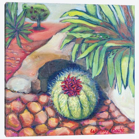 Abundant Succulent Canvas Print #WBC62} by Wendy Bache Art Print