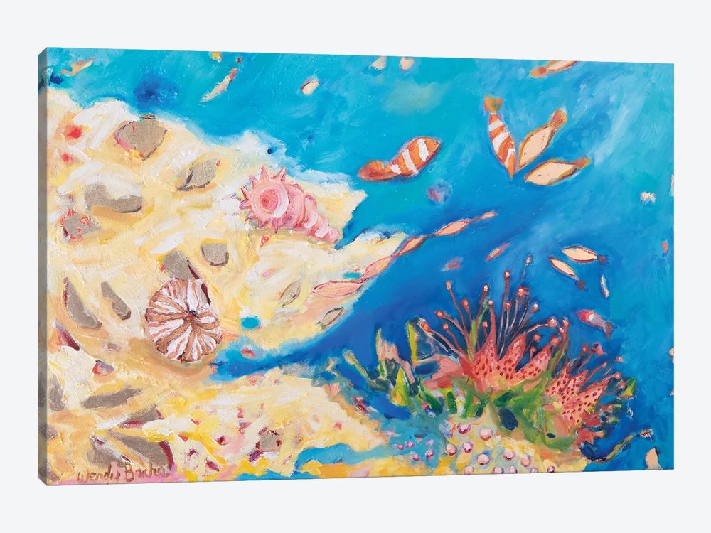 Sea Anemone by Wendy Bache 1-piece Art Print
