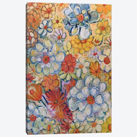 Soft Blooms Canvas Print #WBC78} by Wendy Bache Canvas Wall Art