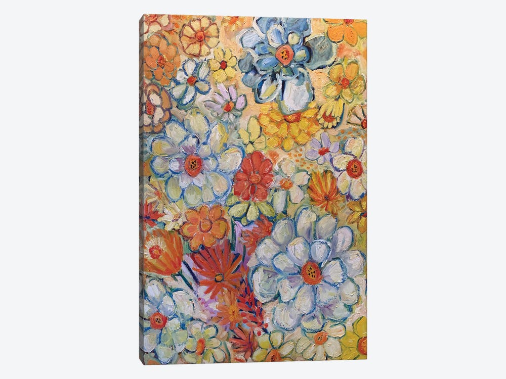 Soft Blooms by Wendy Bache 1-piece Canvas Print