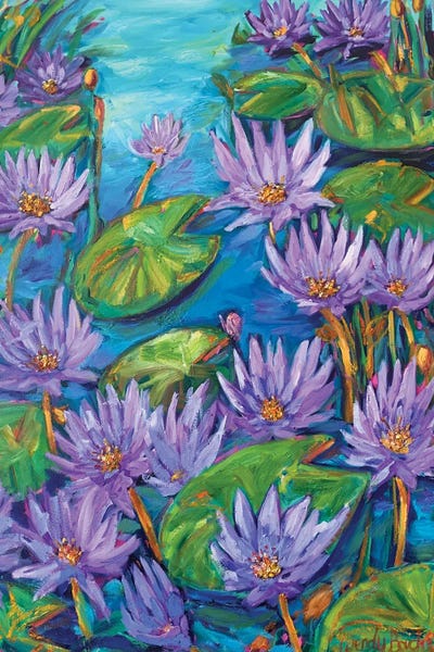 Water Lilies: Peaceful Pond by Wendy Bache