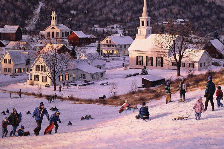 Hillside Flyers by William Breedon wall art