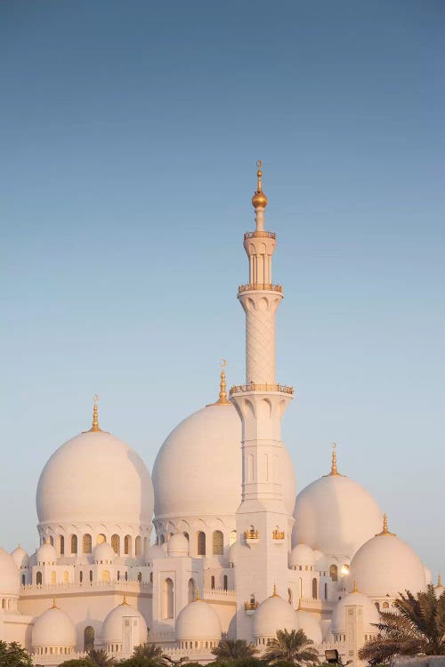 UAE, Abu Dhabi. Sheikh Zayed bin Sultan Mosque I by Walter Bibikow wall art