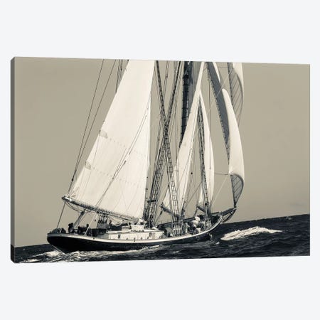 USA, Massachusetts, Cape Ann, Gloucester, schooner sailing ships I Canvas Print #WBI117} by Walter Bibikow Art Print