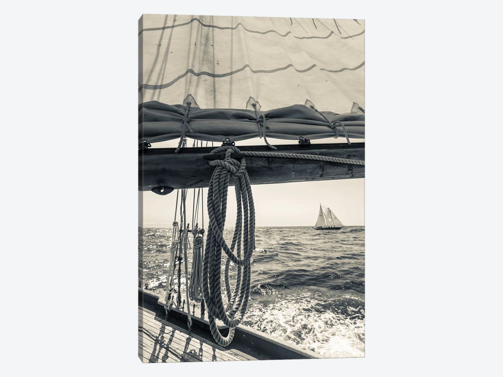 USA, Massachusetts, Cape Ann, Gloucester, schooner sailing ships II by Walter Bibikow 1-piece Art Print