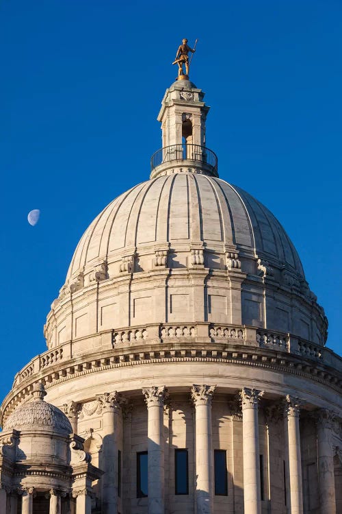 USA, Rhode Island, Providence, Rhode Island State House by Walter Bibikow wall art