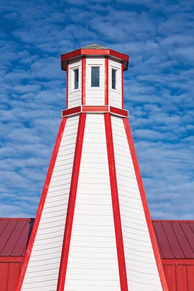 Canada, Quebec, Ste-Luce. Seafood restaurant and fish shop, Captain Howard by Walter Bibikow art print