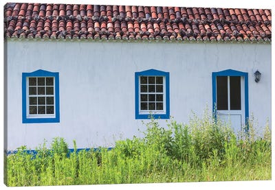 Portugal, Azores, Santa Maria Island, Norte. Farmhouse Canvas Art Print - Walter Bibikow