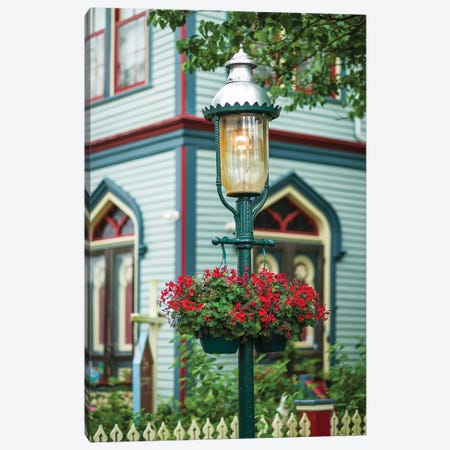 USA, New Jersey, Cape May. Victorian house detail. Canvas Print #WBI164} by Walter Bibikow Canvas Wall Art