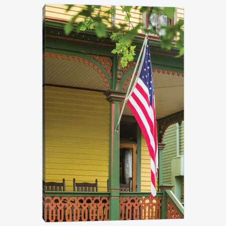 USA, New Jersey, Cape May. Victorian house detail. Canvas Print #WBI166} by Walter Bibikow Canvas Wall Art