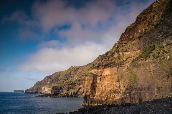 Walter Bibikow: Portugal, Azores, Sao Miguel Island, Ponta da Ferraria cliffs by Walter Bibikow