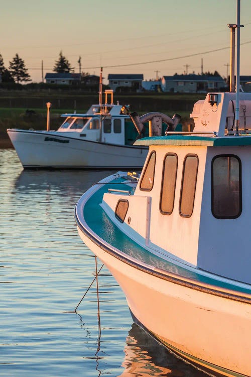 Canada, Prince Edward Island, Malpeque. Small fishing harbor. by Walter Bibikow wall art