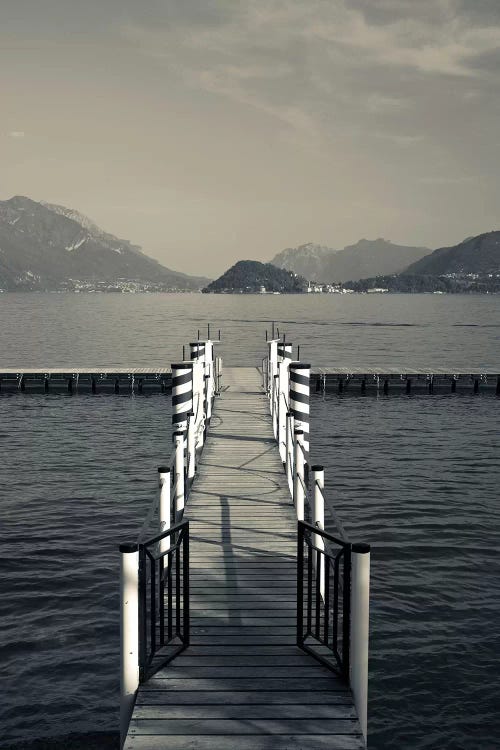 Bellagio As Seen From Menaggio, Lake Como, Lombardy Region, Italy by Walter Bibikow wall art