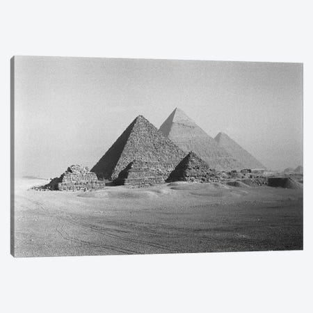 The Great Pyramids, Giza Pyramid Complex, Giza Plateau, Giza, Egypt Canvas Print #WBI1} by Walter Bibikow Canvas Artwork
