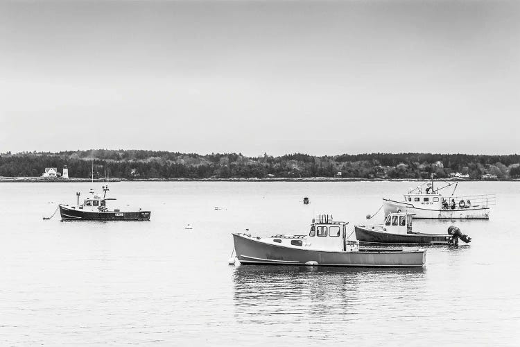 USA, Maine Five Islands. Fishing boats.