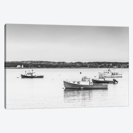USA, Maine Five Islands. Fishing boats. Canvas Print #WBI203} by Walter Bibikow Canvas Art
