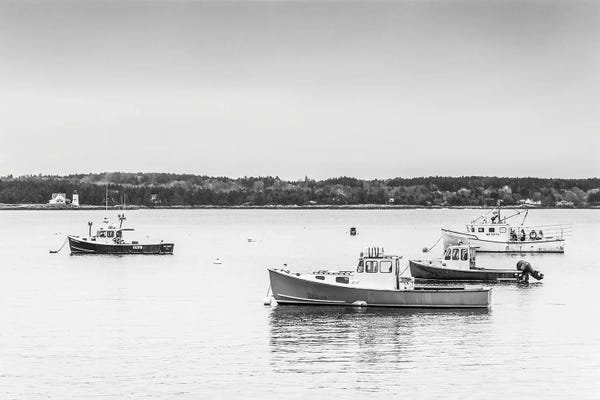 USA, Maine Five Islands. Fishing boats.