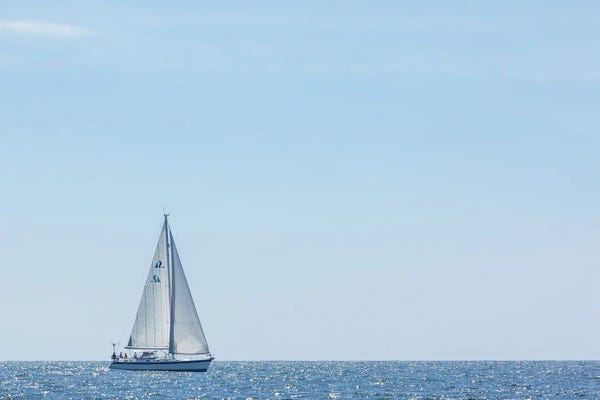 USA, Massachusetts, Cape Ann, Gloucester. Gloucester Schooner Festival, schooner parade of sail.