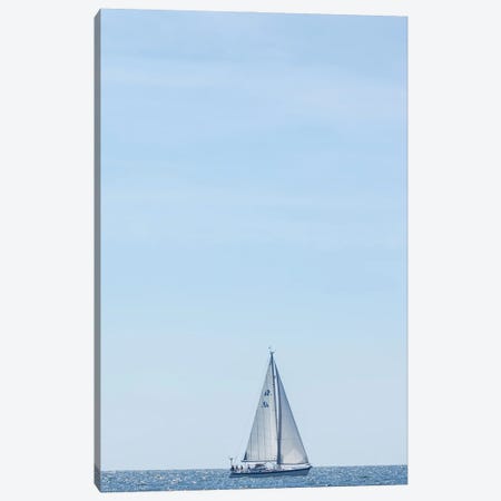 USA, Massachusetts, Cape Ann, Gloucester. Gloucester Schooner Festival, schooner parade of sail. Canvas Print #WBI214} by Walter Bibikow Canvas Art