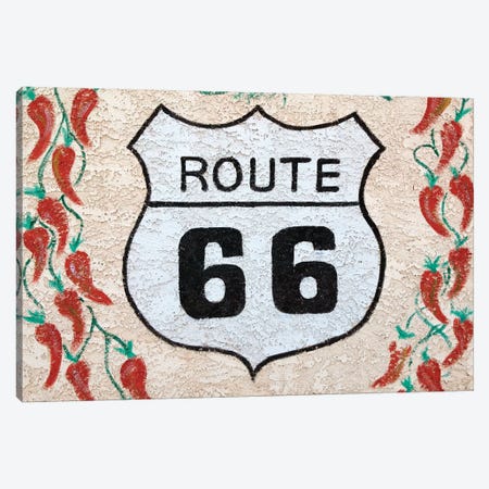 U.S. Route 66 Mural, Holbrook, Arizona, USA Canvas Print #WBI28} by Walter Bibikow Canvas Art Print
