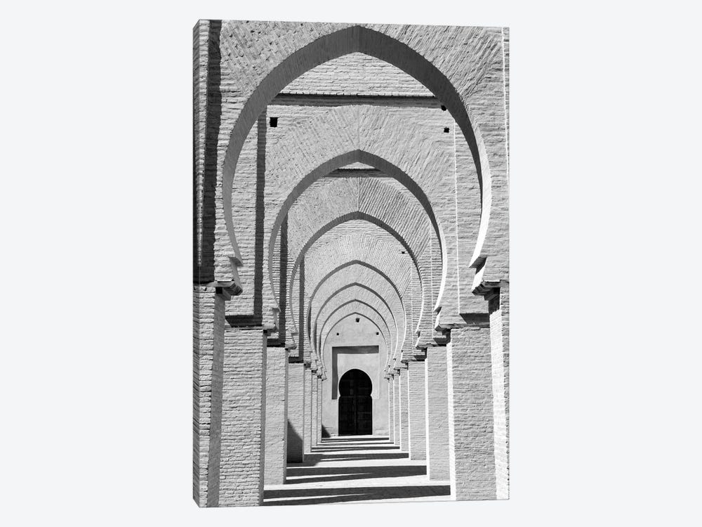 Outdoor Walkway, Tinmel Mosque, Tinmel, Al Haouz Province, Marrakesh-Safi, Morocco 1-piece Canvas Art Print