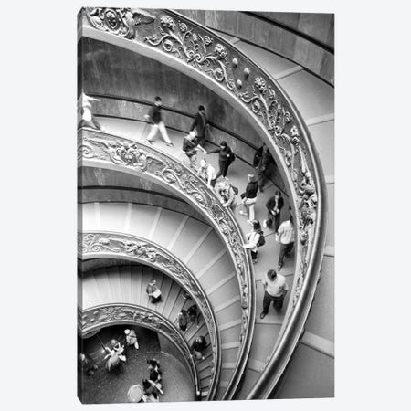 Modern "Bramante" Staircase, Museo Pio-Clementine, Vatican City Canvas Print #WBI45} by Walter Bibikow Canvas Art