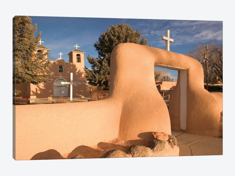 San Francisco de Asis Mission Church, Ranchos de Taos, New Mexico, USA by Walter Bibikow 1-piece Canvas Wall Art