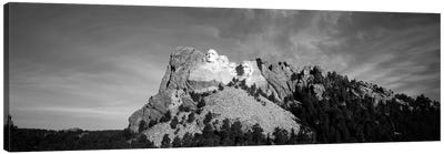 Distant View, Mount Rushmore National Memorial, Pennington County, South Dakota, USA Canvas Art Print - Mount Rushmore National Memorial