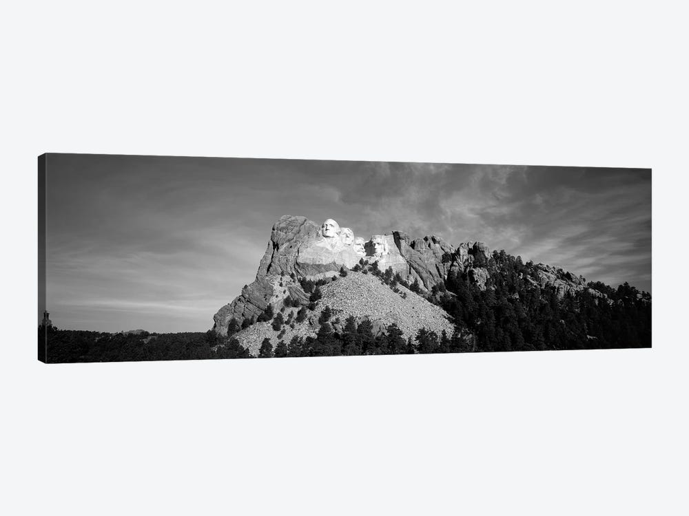 Distant View, Mount Rushmore National Memorial, Pennington County, South Dakota, USA by Walter Bibikow 1-piece Canvas Print