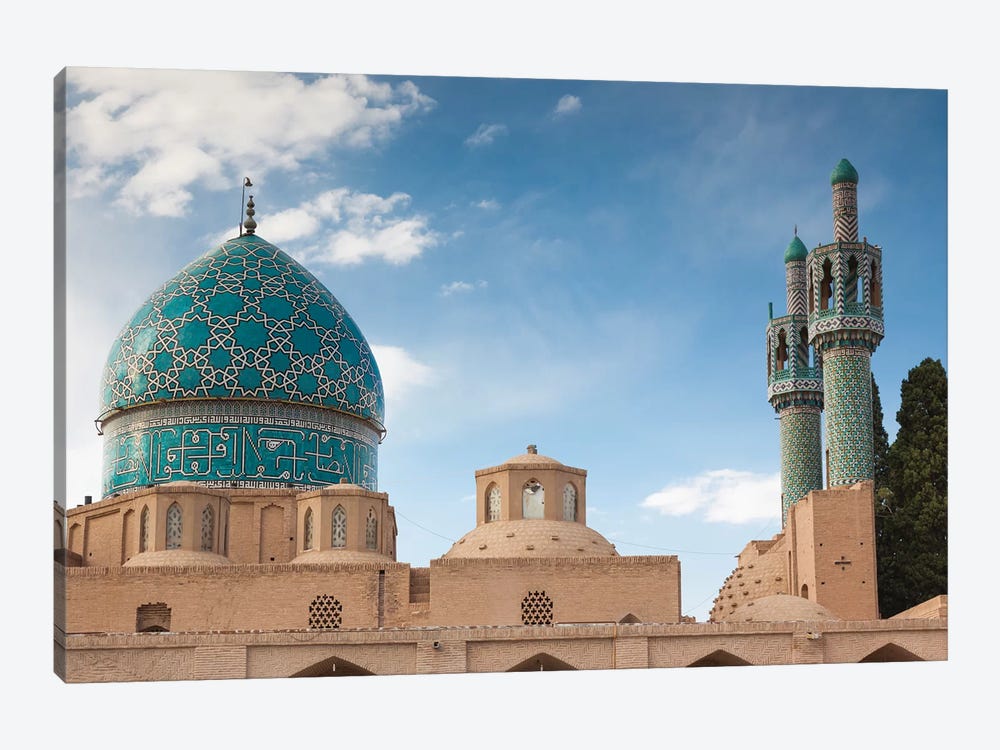 Iran, Mahan, Aramgah-E Shah Nematollah Vali, Mausoleum Of Sufi Dervish Shah Nematollah Vali by Walter Bibikow 1-piece Canvas Art