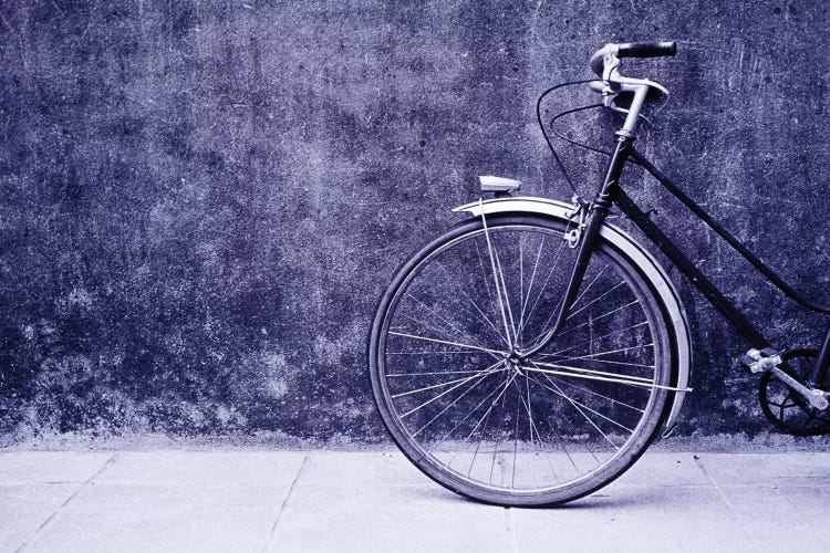 Front Half Of A Bicycle, Saint-Malo, Brittany, France by Walter Bibikow wall art