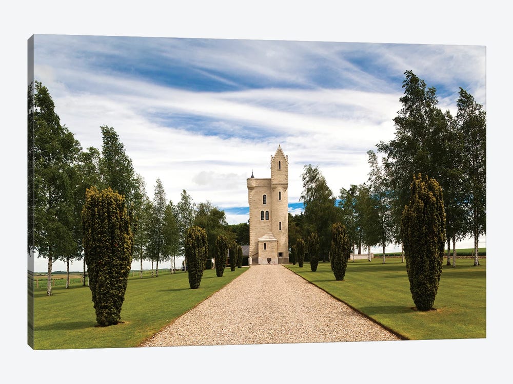 Ulster Tower, Thiepval, Hauts-de-France, France by Walter Bibikow 1-piece Canvas Art