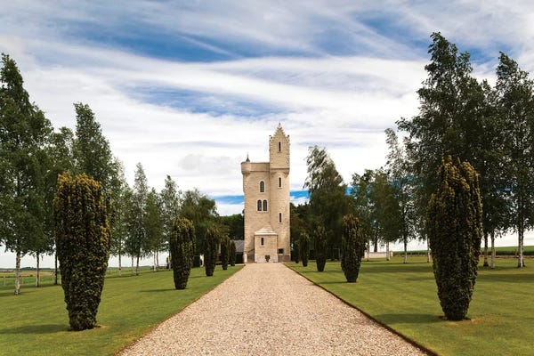 Walter Bibikow: Ulster Tower, Thiepval, Hauts-de-France, France by Walter Bibikow