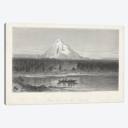 Mount Hood from the Columbia Canvas Print #WCB1} by William Cullen Bryant Canvas Wall Art