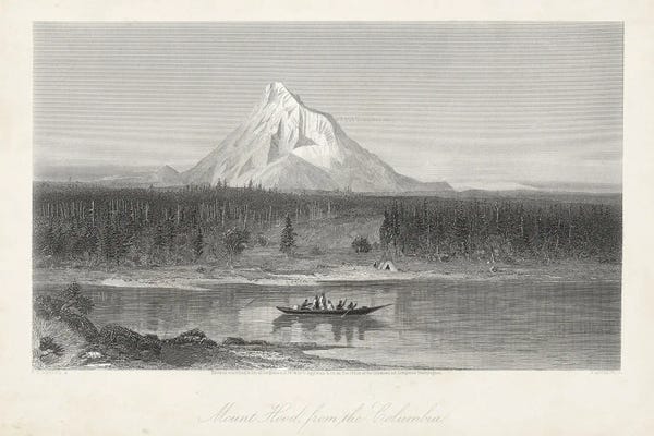 Mount Hood: Mount Hood from the Columbia by William Cullen Bryant