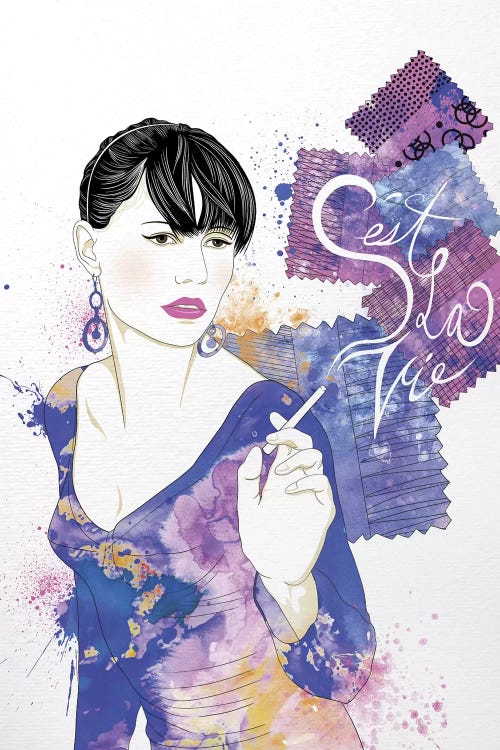 Ceste la Vie by 5by5collective wall art