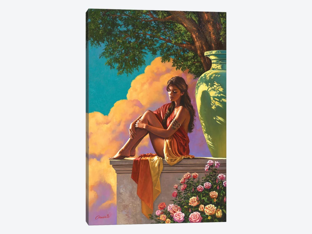 Lady Of Pompeii by Wil Cormier 1-piece Canvas Art