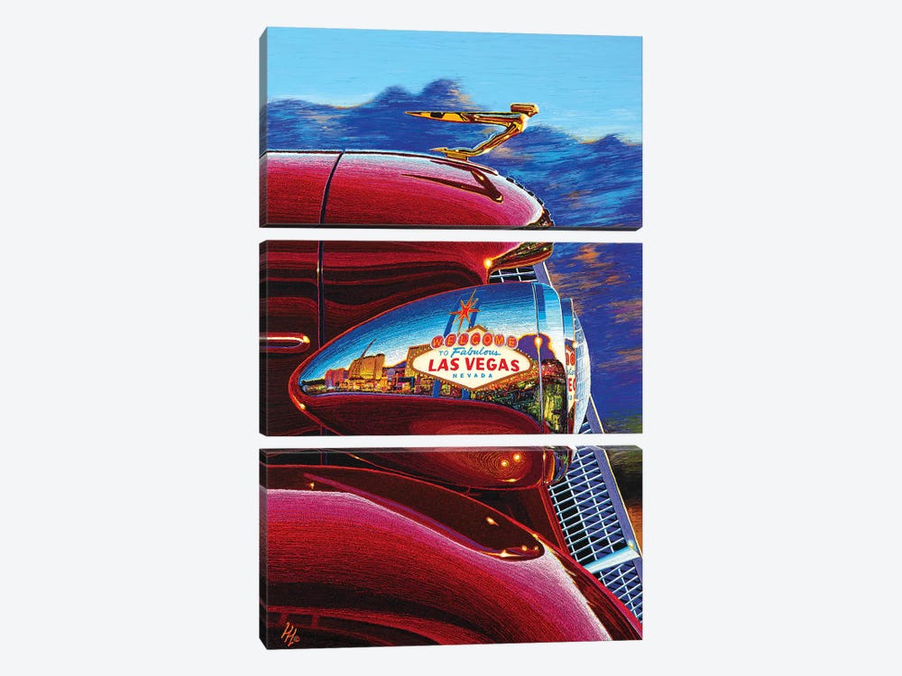 Las Vegas: A World Of Difference by Wil Cormier 3-piece Canvas Art