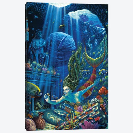 Poseidons Treasures Canvas Print #WCO27} by Wil Cormier Canvas Print