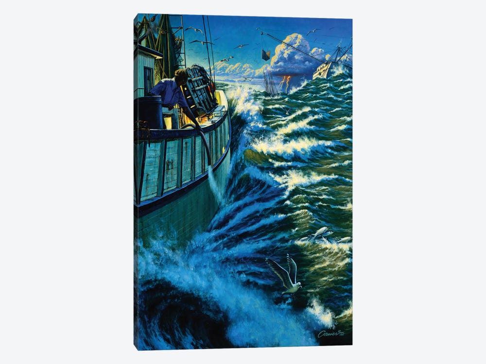 Seven Miles Out by Wil Cormier 1-piece Canvas Artwork