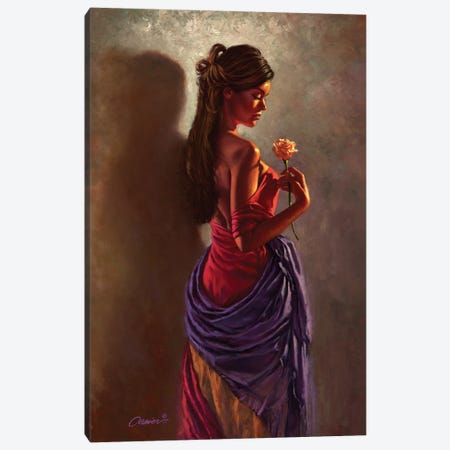 Spanish Rose Canvas Print #WCO32} by Wil Cormier Canvas Print