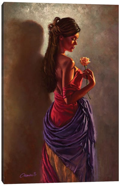 Spanish Rose Canvas Art Print - Wil Cormier