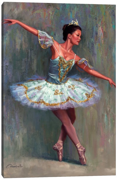 The Ballet Dancer  Canvas Art Print - Wil Cormier