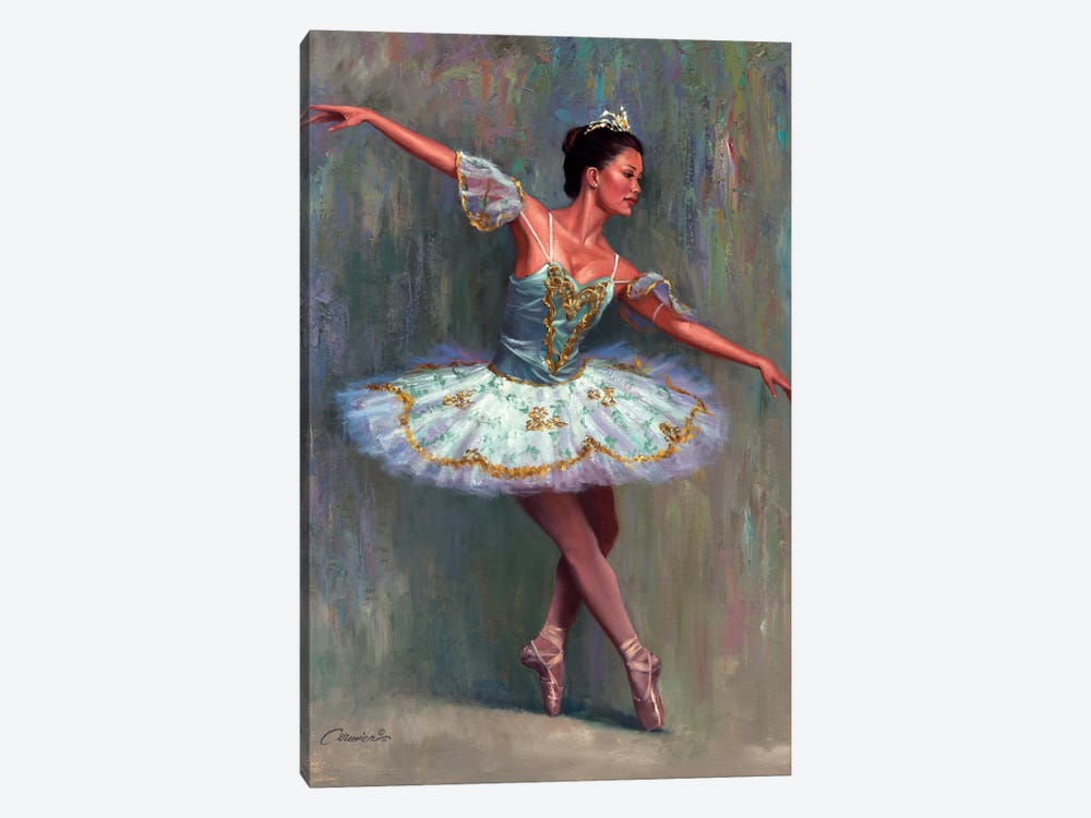 The Ballet Dancer  by Wil Cormier 1-piece Canvas Artwork